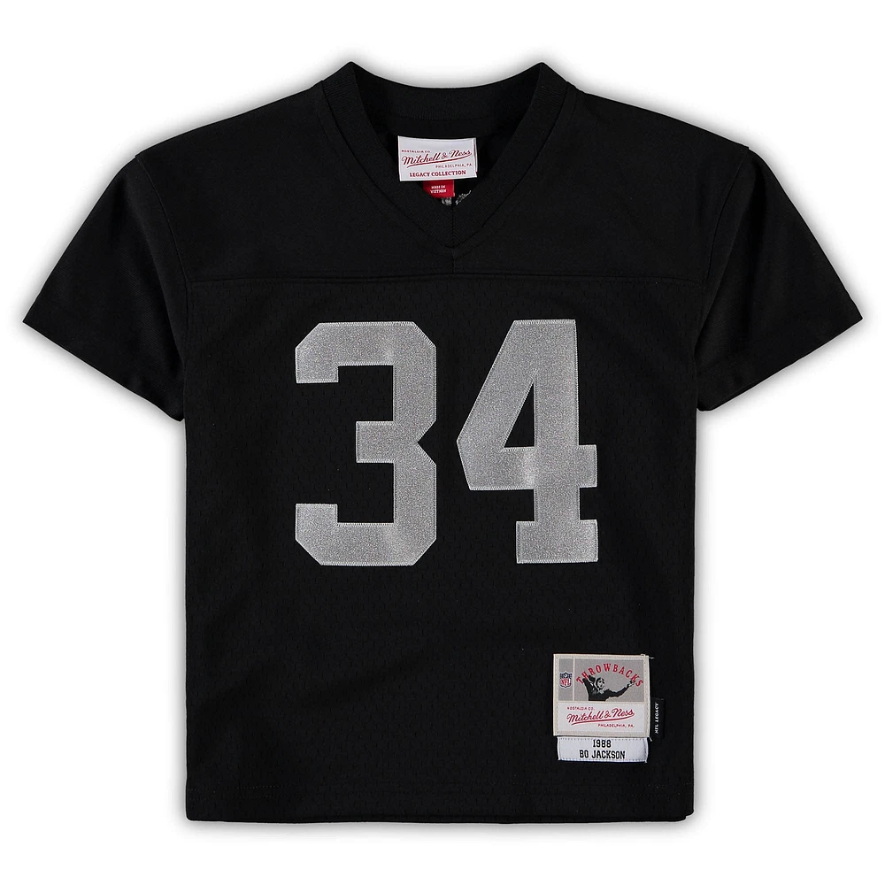 Preschool Mitchell & Ness Bo Jackson Black Las Vegas Raiders 1988 Retired Player Legacy Jersey