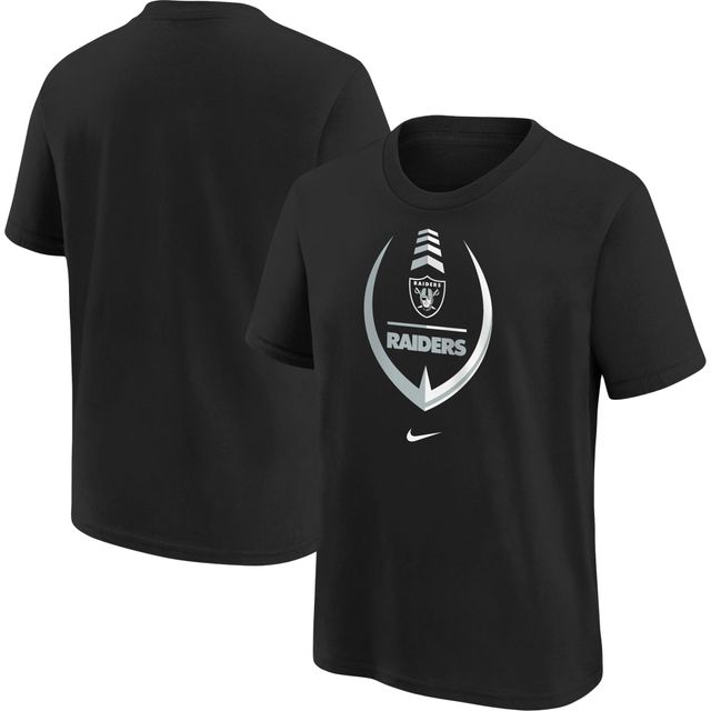 Préscolaire Nike Black Las Vegas Raiders Icon Wordmark - T-shirt