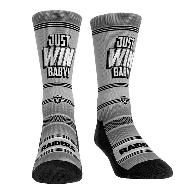 Lids Las Vegas Raiders Rock Em Socks Fuzzy Crew Socks - Pink