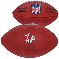 Ballon de football couleur dédicacé par Wilson Duke des Las Vegas Raiders de Terrace Marshall Jr.