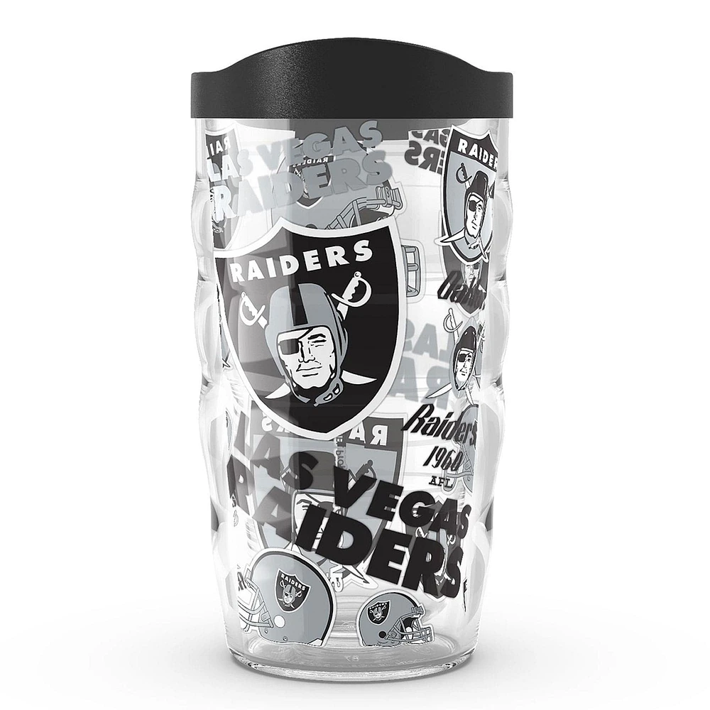 Tervis Las Vegas Raiders 10oz. Gobelet ondulé classique Allover