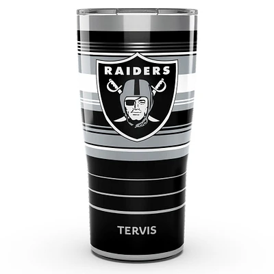 Tervis Las Vegas Raiders 20 oz. Gobelet Hype Stripe en acier inoxydable