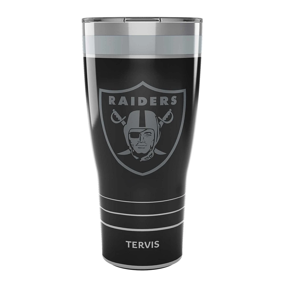 Tervis Las Vegas Raiders 30oz. Gobelet en acier inoxydable Night Game