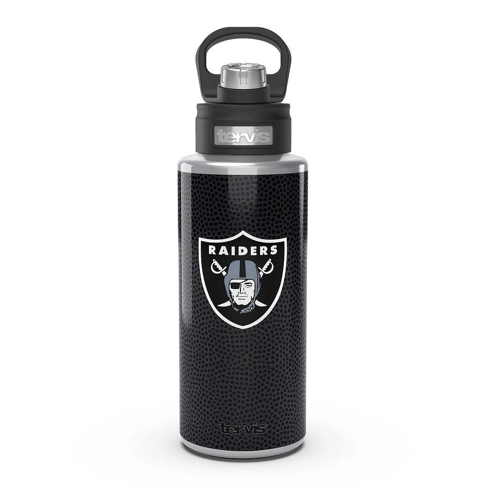 Tervis Las Vegas Raiders 32oz. Bouteille d'eau en cuir à large goulot