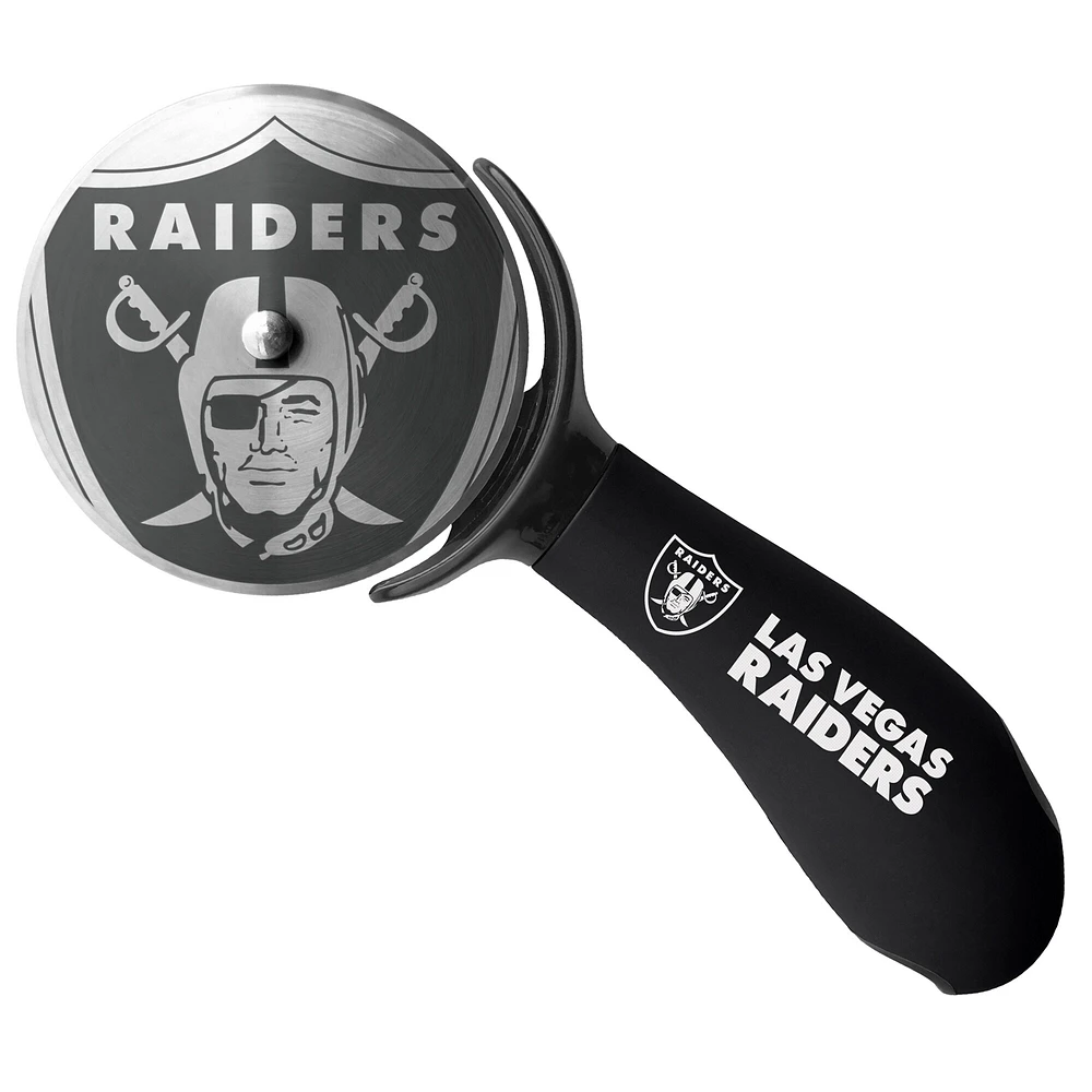 The Sports Vault Las Vegas Raiders - Coupe-pizza en acier inoxydable