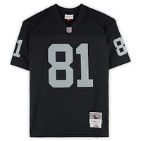 Tim Brown Las Vegas Raiders Autographed Black Mitchell & Ness Replica Jersey with "HOF 2015" Inscription
