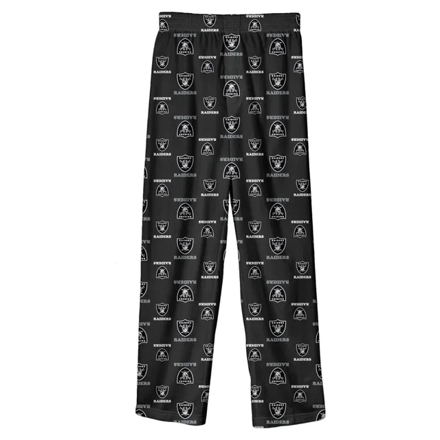 Las Vegas Raiders FOCO Team Ugly Pajama Set - Black