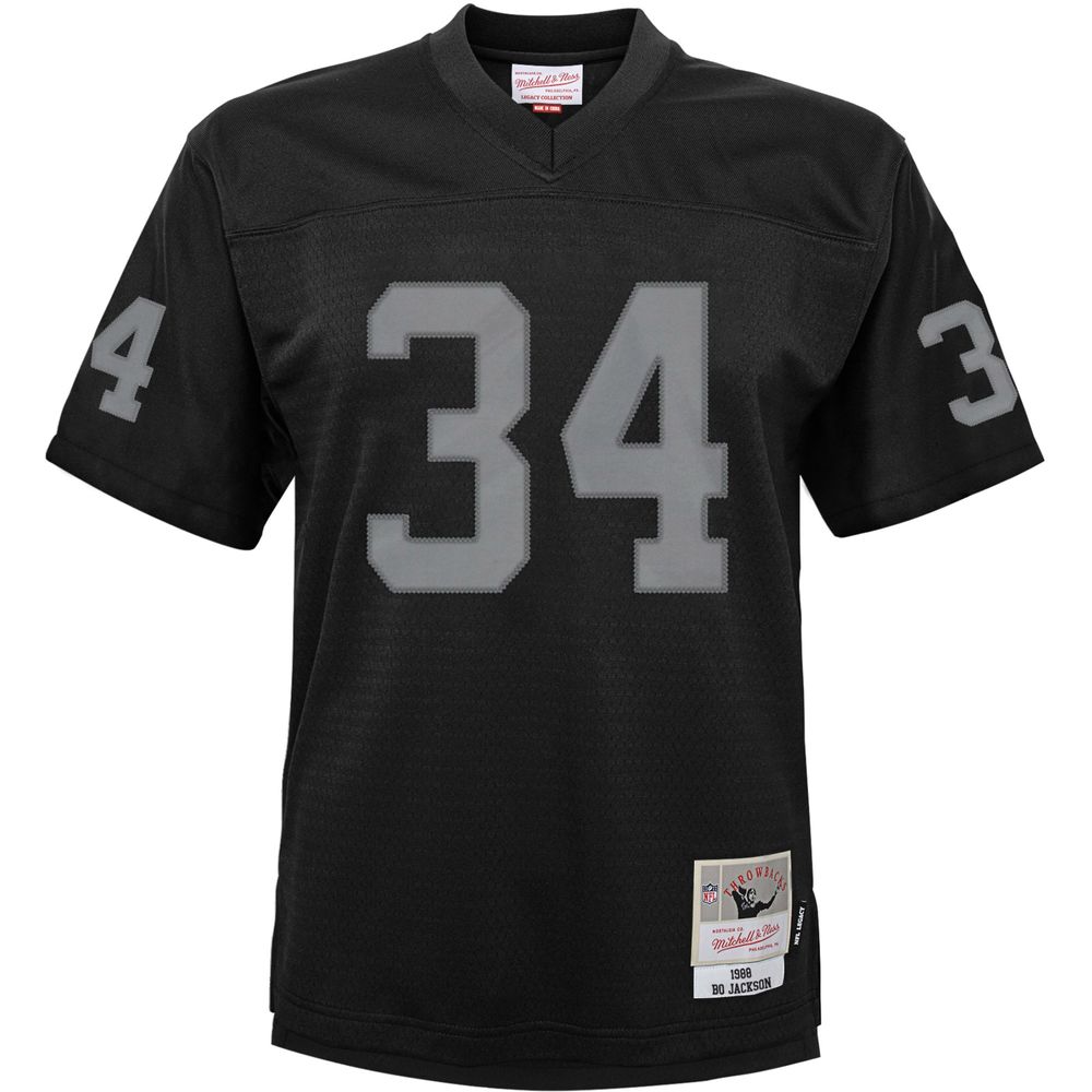 Toddler Mitchell & Ness Bo Jackson Black Las Vegas Raiders 1988 Retired Legacy Jersey