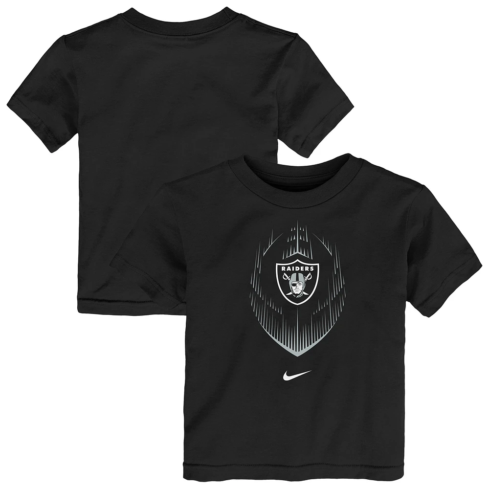 T-shirt Nike noir pour enfant Las Vegas Raiders Legend Icon Performance