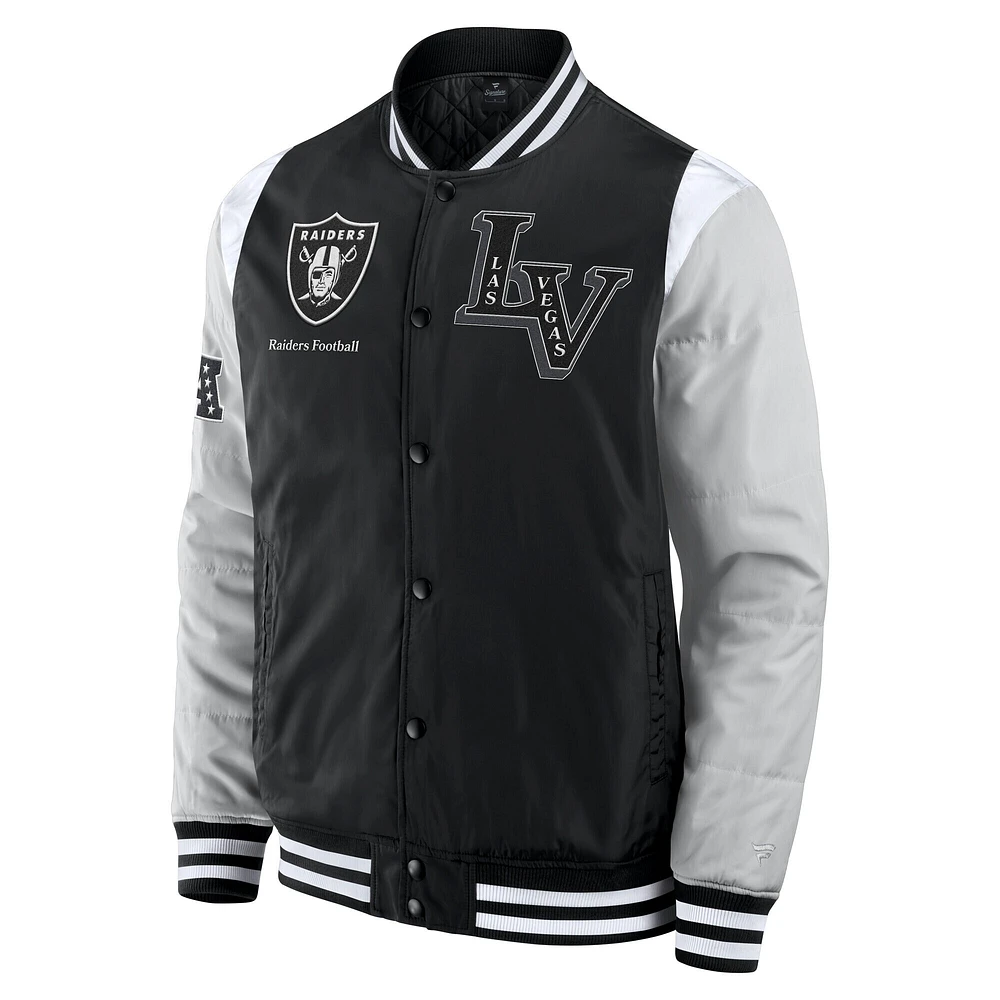 Unisex Fanatics  Black Las Vegas Raiders Elements Elite Full-Snap Jacket