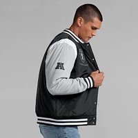 Veste unisexe Fanatics noire Las Vegas Raiders Elements Elite à boutons-pression