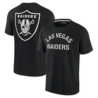 T-shirt unisexe à manches courtes super doux noir Las Vegas Raiders Elements Fanatics