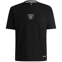 T-shirt unisexe noir Hugo Boss Brady des Las Vegas Raiders