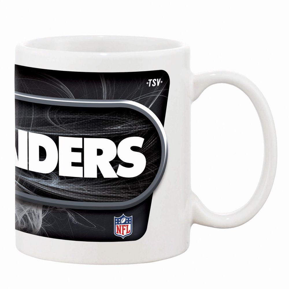 White Las Vegas Raiders 11oz. Sublimated Coffee Mug