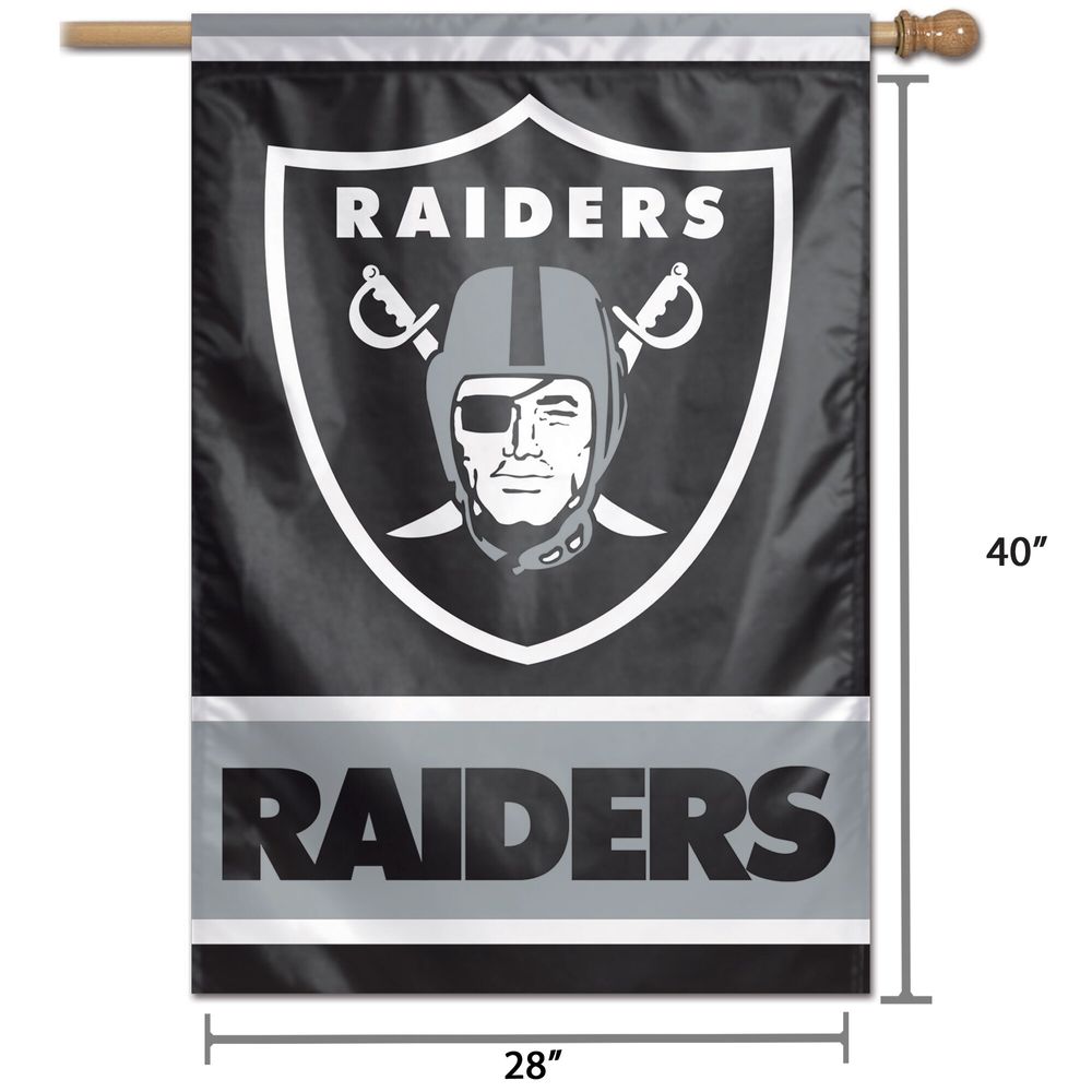 WinCraft Las Vegas Raiders 28" x 40" Wordmark Single-Sided Vertical Banner