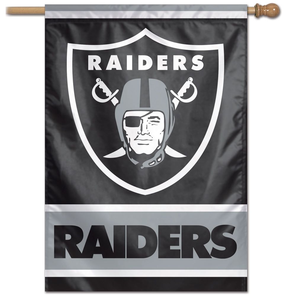 WinCraft Las Vegas Raiders 28" x 40" Wordmark Single-Sided Vertical Banner