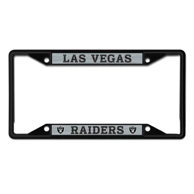 Las Vegas Raiders WinCraft Chrome Color License Plate Frame