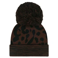 Women's '47 Brown Las Vegas Raiders Cacao Cuffed Knit Hat with Pom