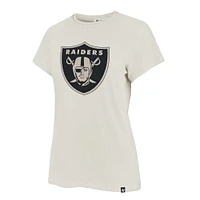 Women's '47 Cream Las Vegas Raiders Panthera Frankie T-Shirt