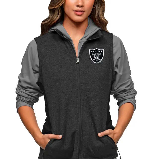 Las Vegas Raiders Antigua Women's Victory Raglan Sleeve Pullover