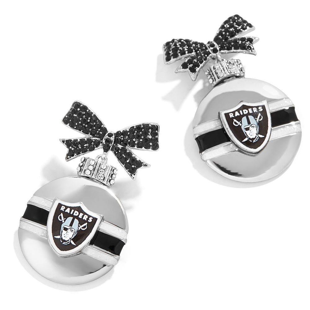 Women's BaubleBar Las Vegas Raiders Ornament Earrings