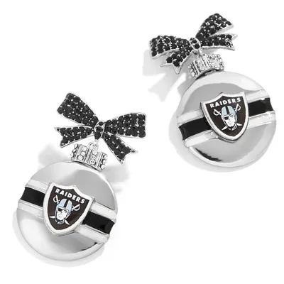 Las Vegas Raiders BaubleBar Women's Ornament Earrings