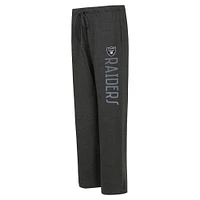 Ensemble débardeur et pantalon Concepts Sport pour femmes, noir/charbon, Las Vegas Raiders