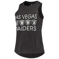 Concepts Sport Noir/Gris Las Vegas Raiders Plus Meter Tank Top and Pants Sleep Set