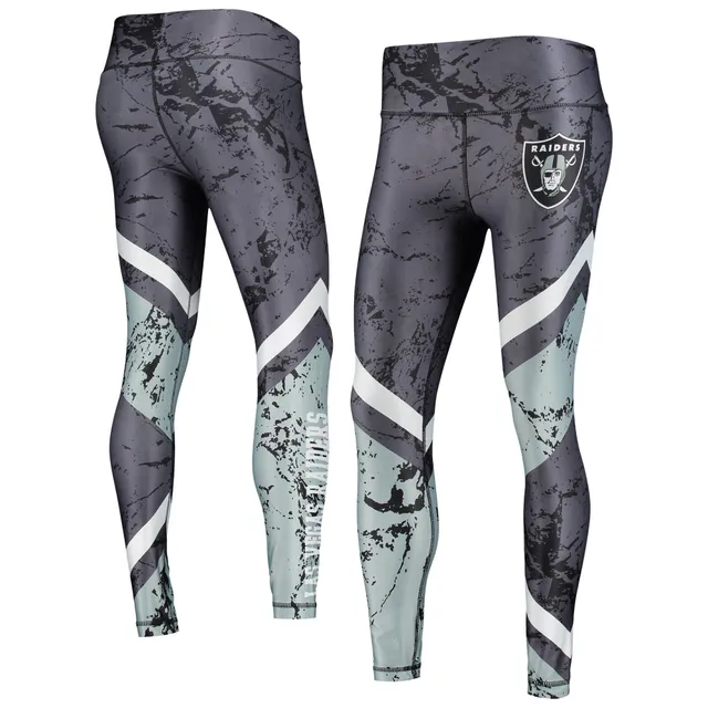 Lids Las Vegas Raiders Concepts Sport Women's Burst Tie Dye Leggings