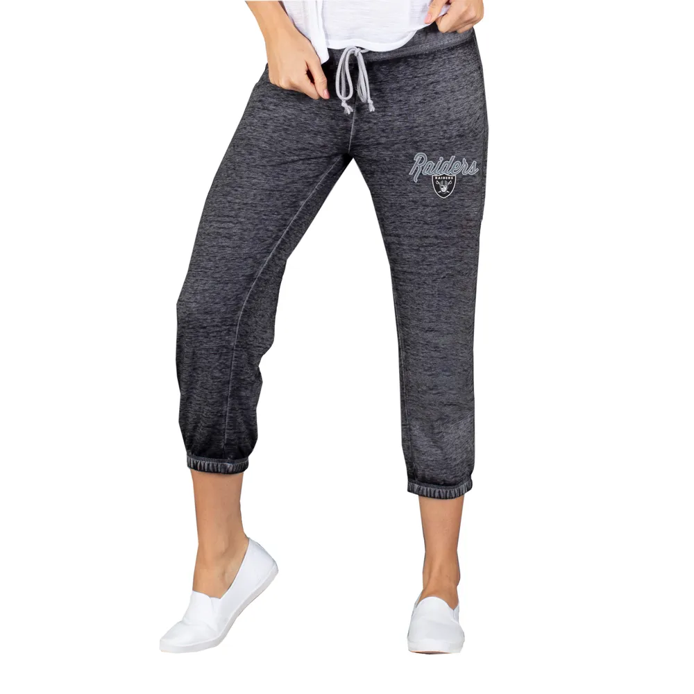 Lids Las Vegas Raiders Concepts Sport Women's Knit Capri Pants - Charcoal