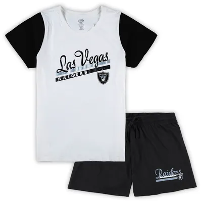 Las Vegas Raiders FOCO Women's Color-Block Lounge Set - Black/Gray