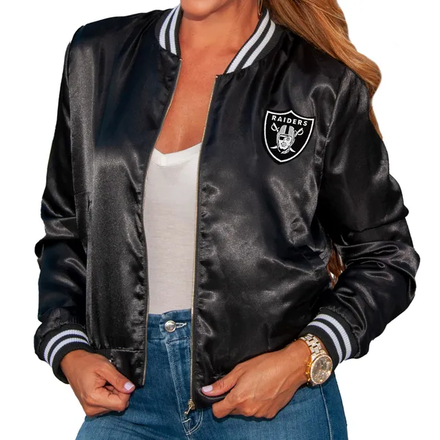 Lids Pittsburgh Steelers Cuce Women's Full-Zip Varsity Jacket - Black