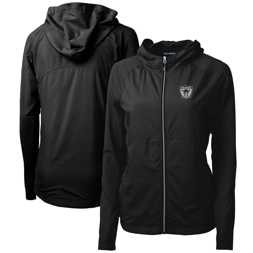 Lids Las Vegas Raiders Cutter & Buck Women's Throwback Logo Adapt Eco Knit  Hybrid Recycled Full-Zip Hoodie - Black