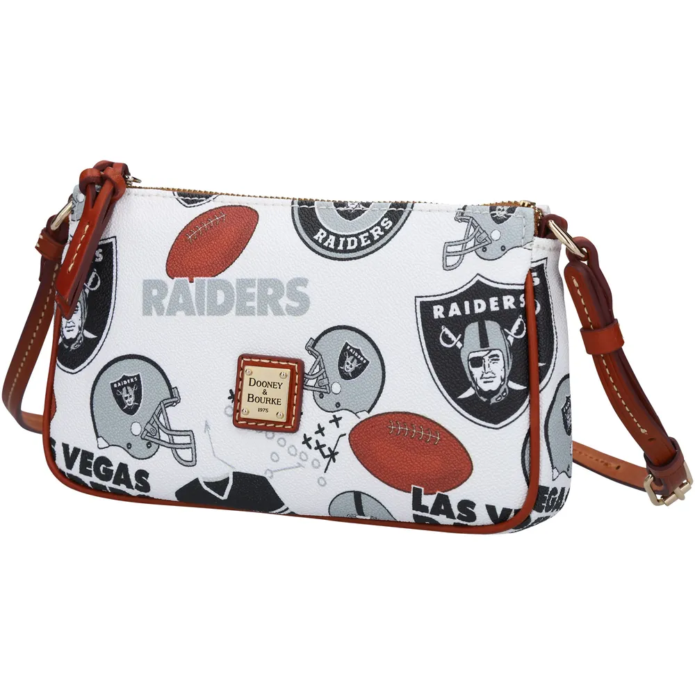 Sac à bandoulière Dooney & Bourke Las Vegas Raiders Gameday Lexi pour femme avec petit porte-monnaie