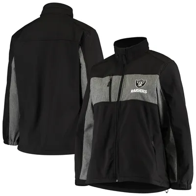 Las Vegas Raiders Dunbrooke Women's Zephyr Softshell Full-Zip Jacket - Black