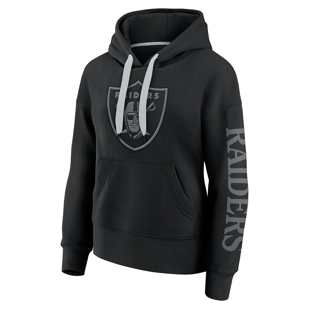 Women's Fanatics  Black Las Vegas Raiders Elements Next Pullover Hoodie