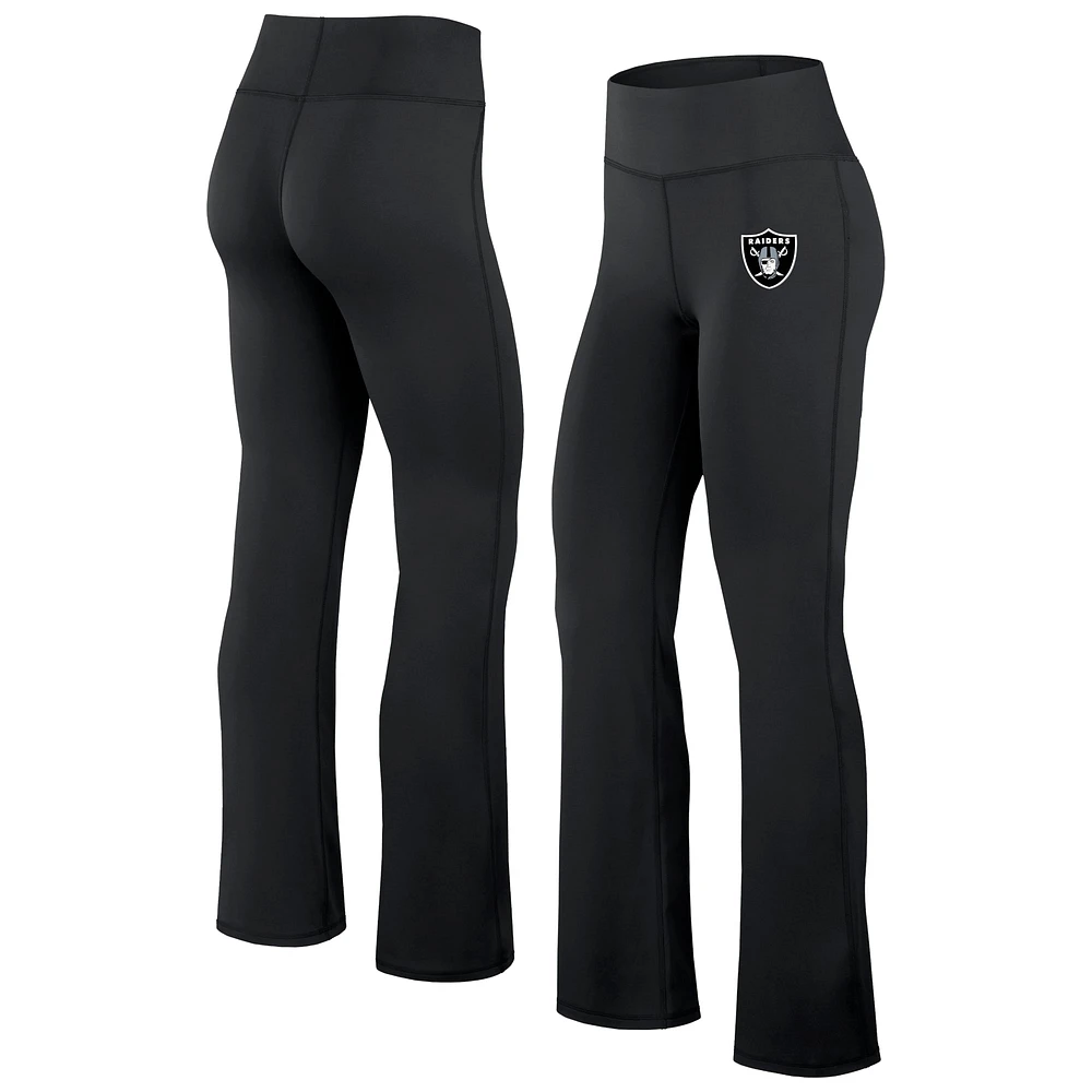 Legging évasé noir pour femme Fanatics Las Vegas Raiders Maxed Out