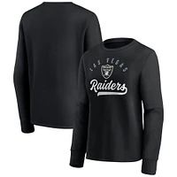 Fanatics pour femmes noirs Las Vegas Raiders Ultimate Style - Chandail à enfiler