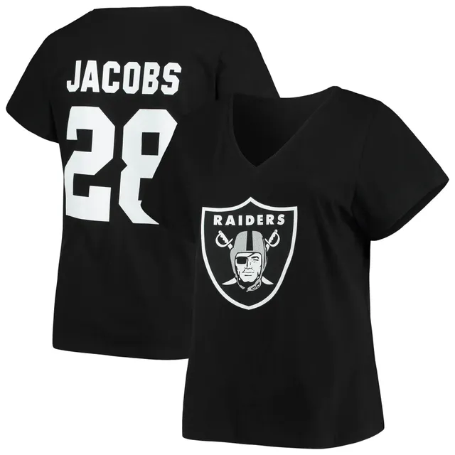 Lids Josh Jacobs Las Vegas Raiders Fanatics Branded Women's Plus Name &  Number V-Neck T-Shirt - Black