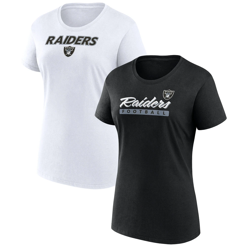 Women's Fanatics Las Vegas Raiders Risk T-Shirt Combo Pack