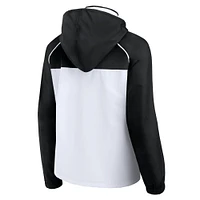 Women's Fanatics White Las Vegas Raiders Full-Zip Anorak Hoodie Jacket