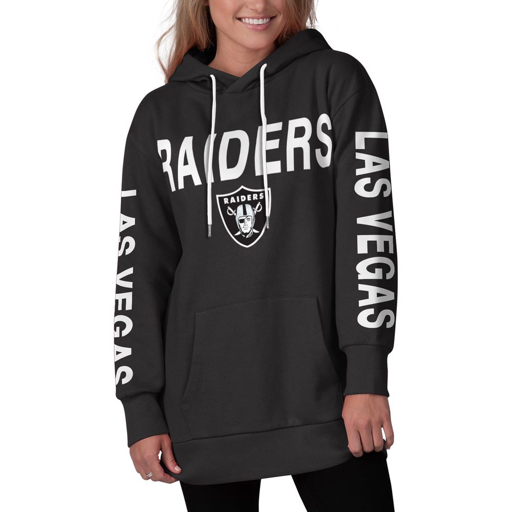 Las Vegas Raiders G-III 4Her by Carl Banks Women's Extra Inning Pullover  Hoodie - Black