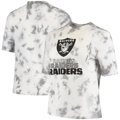 Las Vegas Raiders Junk Food Women's Team Spirit Tie-Dye T-Shirt - Black