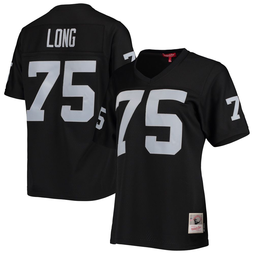 Women's Mitchell & Ness Howie Long Black Las Vegas Raiders Legacy Replica Player Jersey