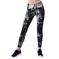 Leggings MSX by Michael Strahan noirs Las Vegas Raiders Serena Tie-Dye pour femmes