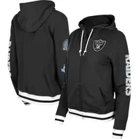 New Era NFL Las Vegas Raiders logo hoodie in black