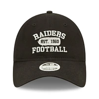 Casquette réglable New Era Las Vegas Raiders Formed 9TWENTY pour femme