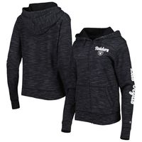 Women's New Era Black Las Vegas Raiders Reverse Full-Zip Hoodie