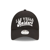 Casquette Snapback 9FORTY Team Trucker Las Vegas Raiders noire New Era pour femme