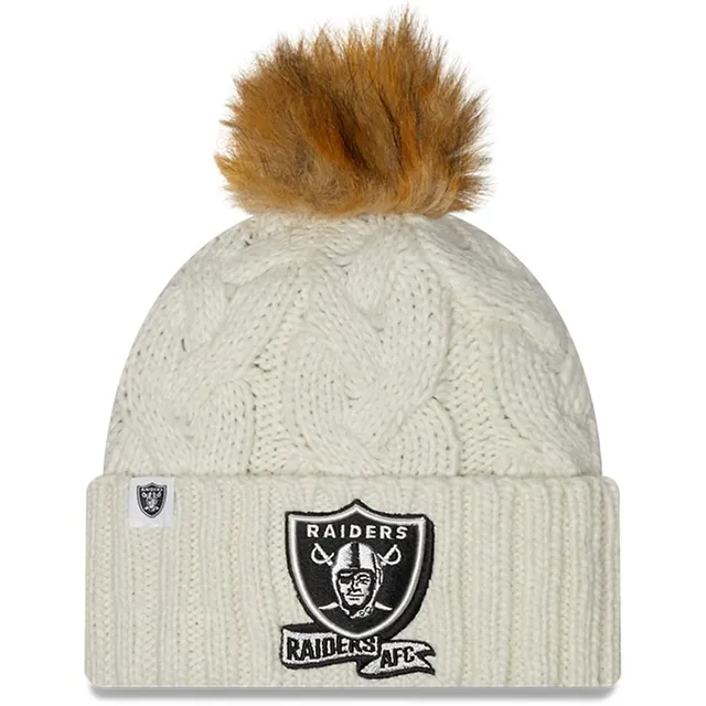 New Era Men's Las Vegas Raiders 2023 Sideline Grey Historic Knit Beanie